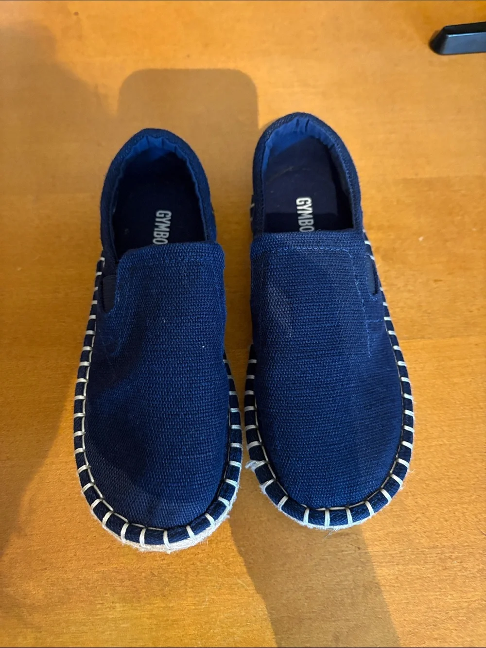 Gymboree Navy Canvas Slip-On Espadrille Flats